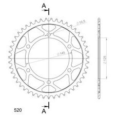 AIZMUGURĒJAIS ZOBRATS SUPERSPROX RFE-855:47-BLK MELNS/PELĒKS 47T, 520