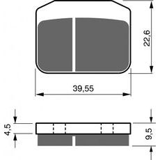 BREMŽU UZLIKAS GOLDFREN 220 GP6