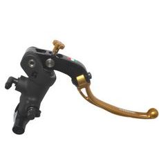 RADIAL BRAKE MASTER CYLINDER ACCOSSATO 19 X 18 WITH FOLDING LEVER,GOLD