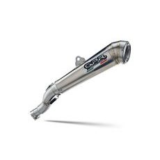 SLIP-ON EXHAUST GPR POWERCONE EVO E4.BM.101.1.PCEV BRUSHED STAINLESS STEEL INCLUDING REMOVABLE DB KILLER AND LINK PIPE