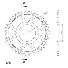 AIZMUGURĒJAIS ZOBRATS SUPERSPROX RFE-284:40-BLK MELNS/PELĒKS 40T, 530