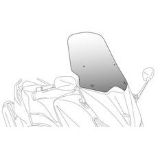 VĒJSTIKLS PUIG V-TECH LINE TOURING 6728F DARK SMOKE