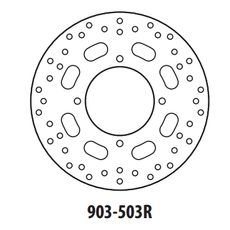 Bremžu disks GOLDFREN 903-503R aizm. 240 mm