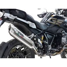 SLIP-ON EXHAUST GPR FURORE-X ACCIAIO INOX E5.H.264.FUXIO BRUSHED STAINLESS STEEL INCLUDING REMOVABLE DB KILLER AND LINK PIPE