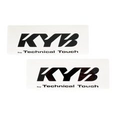 FF Sticker set KYB KYB 170010000502 by TT melns/pelēks