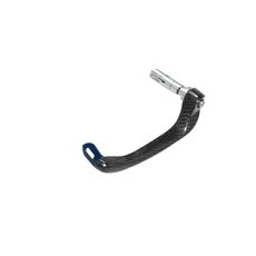 LEVER GUARD ACCOSSATO WITH BLUE EYELET AND INSERT LEFT, CARBON