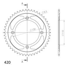 AIZMUGURĒJAIS ZOBRATS SUPERSPROX RFE-209:50-BLK MELNS/PELĒKS 50T, 420