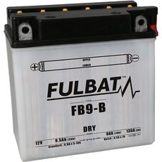 Standarta akumulators (ar skābes ampulām) FULBAT FB9-B (YB9-B) Acid pack included