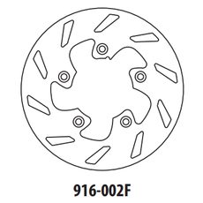 BREMŽU DISKS GOLDFREN 916-002F PRIEKŠ. 173,5 MM