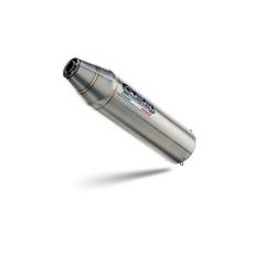 SLIP-ON EXHAUST GPR DEEPTONE QUSP.158.1.DE BRUSHED STAINLESS STEEL INCLUDING REMOVABLE DB KILLER AND LINK PIPE