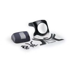 VĒJSTIKLS UNIVERSĀLS PUIG SEMI-FAIRING 9516F KARBONS DARK SMOKE