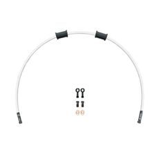 SAJŪGA ŠĻAUKAS KOMPL. VENHILL POWERHOSEPLUS KAW-11010CB-WT (1 ŠĻAUKA KOMPLEKTĀ) WHITE HOSES, BLACK FITTINGS