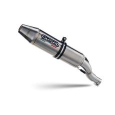 SLIP-ON EXHAUST GPR DEEPTONE QUSP.150.DEATV BRUSHED STAINLESS STEEL
