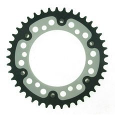REAR SPROCKET SUPERSPROX STEALTH RST-498:41-SLV SUDRABA 41T, 525