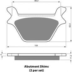 BREMŽU UZLIKAS GOLDFREN 056 S33 IELAS AIZMUGURĒJIE