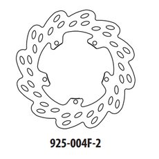 BREMŽU DISKS GOLDFREN 925-004F-2 PRIEKŠ. 200 MM