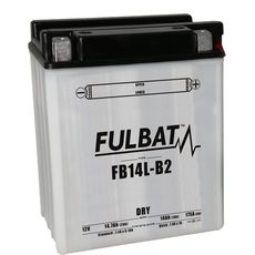 Standarta akumulators (ar skābes ampulām) FULBAT FB14L-B2 (YB14L-B2) Acid pack included