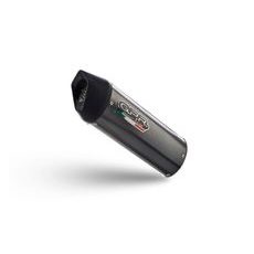 SLIP-ON EXHAUST GPR FURORE EVO4 POPPY D.140.1.FP4 MATTE BLACK INCLUDING REMOVABLE DB KILLER AND LINK PIPE