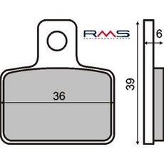 BREMŽU UZLIKAS RMS 225100650 ORGANISKS
