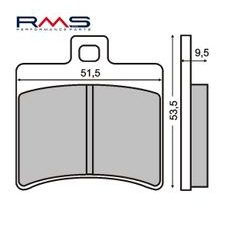 BREMŽU UZLIKAS RMS 225100310 ORGANISKS