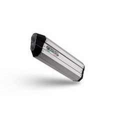 SLIP-ON EXHAUST GPR HYPER SONIC E4.BMW.94.HYSOTIT BRUSHED TITANIUM INCLUDING REMOVABLE DB KILLER AND LINK PIPE