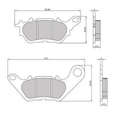 BREMŽU UZLIKAS RMS 225103650 AIZM. HOMOLOGATED ORGANIC