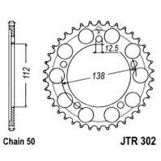 AIZMUGURĒJAIS ZOBRATS JT JTR 302-39 39T, 530