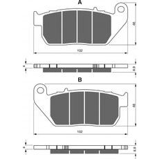 BREMŽU UZLIKAS GOLDFREN 272 S33 IELAS PRIEKŠĒJIE