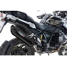 SLIP-ON EXHAUST GPR FURORE-X TITANIO NERO E4.BM.99.FUXTITBL TITANIUM MATTE BLACK INCLUDING REMOVABLE DB KILLER AND LINK PIPE