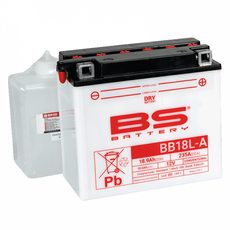 STANDARTA AKUMULATORS (AR SKĀBES AMPULĀM) BS-BATTERY BB18L-A IEKĻAUTS SKĀBES IEPAKOJUMS