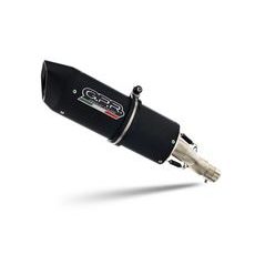 SLIP-ON EXHAUST GPR FURORE EVO4 NERO BE.25.1.FNE4 MATTE BLACK INCLUDING REMOVABLE DB KILLER AND LINK PIPE