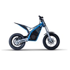 Torrot Trial One bērnu elektriskais motocikls, 3-7 gadi, balts/zils bērnu e-motocikls