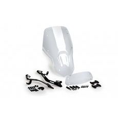 VĒJSTIKLS PUIG TOURING WITH VISOR 21739W CAURSPĪDĪGS