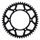 Rear ALU sprocket SUPERSPROX RAL-245:50-BLK melns/pelēks 50T, 520