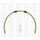 Aizm. bremžu šļaukas kompl. Venhill POWERHOSEPLUS KAW-2002R-GR (1 šļauka komplektā) Green hoses, chromed fittings