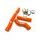 Silicone radiator hoses EXED EP-SH-K-17/19-O oranžs