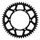 Rear ALU sprocket SUPERSPROX RAL-460:51-BLK melns/pelēks 51T, 520