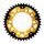 Rear sprocket SUPERSPROX STEALTH RST-1304:42-GLD zelta 42T, 525