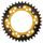 Aizmugurējais zobrats SUPERSPROX STEALTH RST-2012:37-GLD zelta 37T, 525