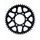 Rear ALU sprocket SUPERSPROX RAL-478:48-BLK melns/pelēks 48T, 520