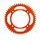 Rear ALU sprocket SUPERSPROX RAL-898:49-ORG oranžs 49T, 428