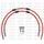 CROSSOVER Priekšējo bremžu šļūteņu komplekts Venhill POWERHOSEPLUS HON-10031FB-RD (2 šļaukas komplektā) Red hoses, black fittings