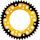 Rear sprocket SUPERSPROX STEALTH RST-855:45-GLD zelta 45T, 520