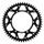 Rear ALU sprocket SUPERSPROX RAL-460:52-BLK melns/pelēks 52T, 420