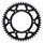 Rear ALU sprocket SUPERSPROX RAL-210:49-BLK melns/pelēks 49T, 520