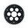 Rear sprocket STEALTH with alloy disc SUPERSPROX RSA-755:43-BLK Melns 43T, 520