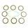 Friction plates kit with clutch cover gasket ATHENA P40230042