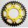 Aizmugurējais zobrats SUPERSPROX STEALTH RST-7095:38-GLD zelta 38T, 525