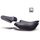 Comfort seat SHAD SHH0N720CNH heated black/grey, grey seams (without logo)