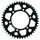 Rear ALU sprocket SUPERSPROX RAL-486:45-BLK melns/pelēks 45T, 520